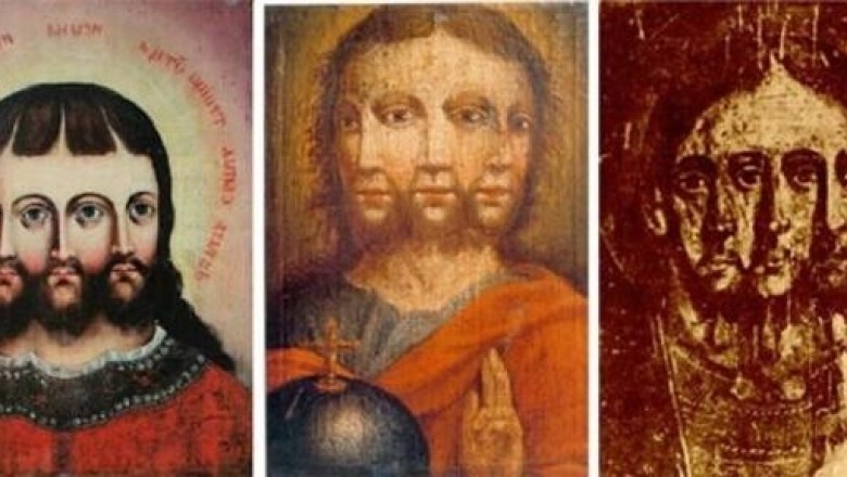 Смесоипостасная Троица: что икона с тремя лицами и четырьмя глазами символизирует, история появления и запрета
