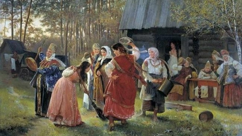 Выпить коктейль из жженого лаптя, щекотка от бесплодия и другие странные русские приметы