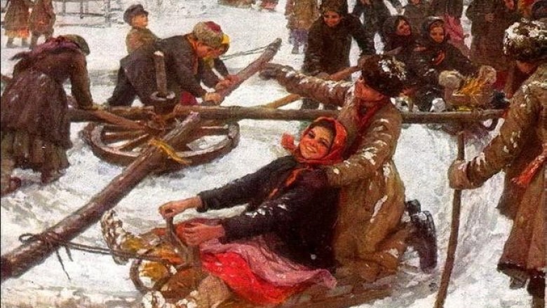 Как воспел зимние праздники художник Федот Сычков