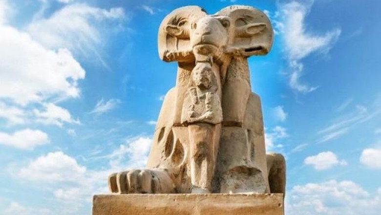 Ученые раскрыли тайну 3000-летнего сфинкса с головой барана, найденного в древней египетской мастерской