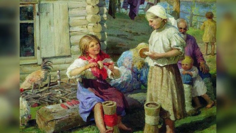 Как на Руси воспитывали девочек в крестьянских семьях