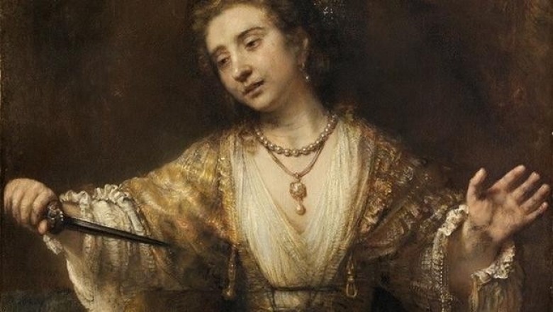 Роковая римская матрона «Лукреция»: кровавая драма, которая разыгралась много веков назад, на гениальной картине Рембрандта