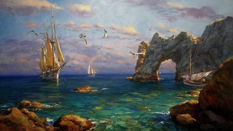 Красота русской природы на картинах крымского художника Сергея Свиридова