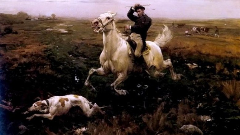 Благородные лошади на картинах польского художника Альфреда Веруш-Ковальского