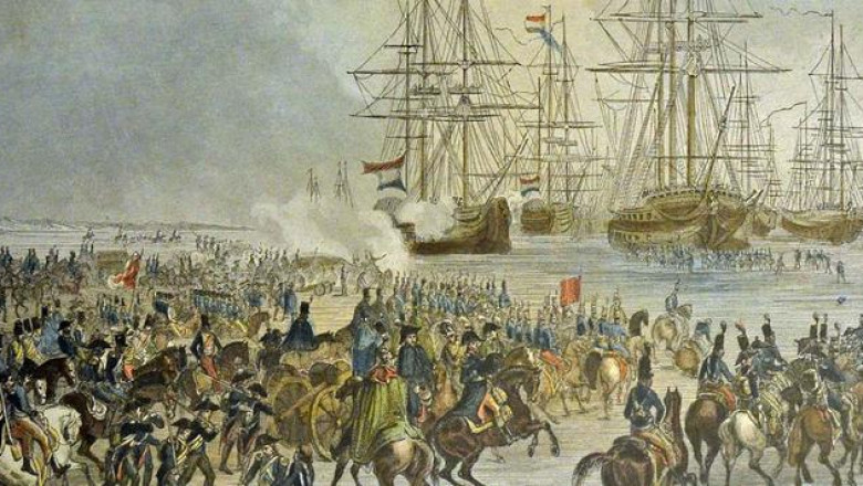 Правда, что французские гусары зимой 1795 года голландский флот захватили