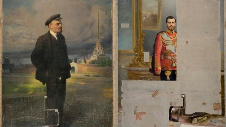 Тайна двойного портрета: как спустя век за портретом Ленина обнаружили Николая II