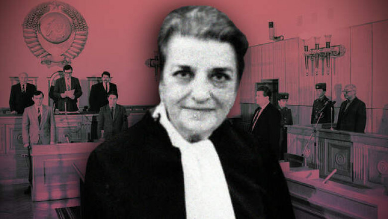 Дина Каминская на защите советских диссидентов