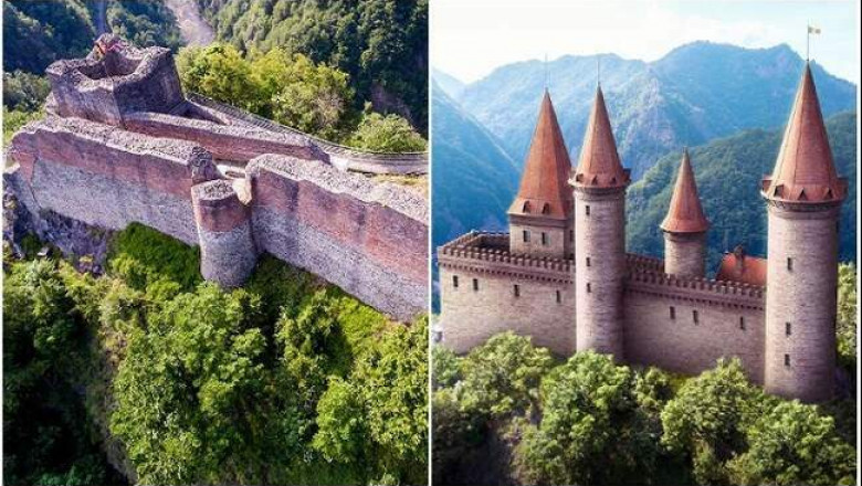 Графические дизайнеры показали, как выглядели старинные замки до того, как стали руинами