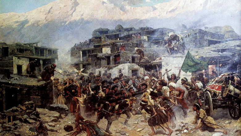 Как в 1857-1859 годах с подачи Англии поляки-эмигранты сражались на Кавказе против русских войск на стороне горцев