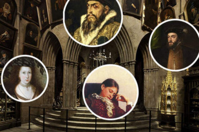 Что русский царь делает на стенах Хогвартса, или Какие шедевры живописи украшали знаменитую школу волшебников