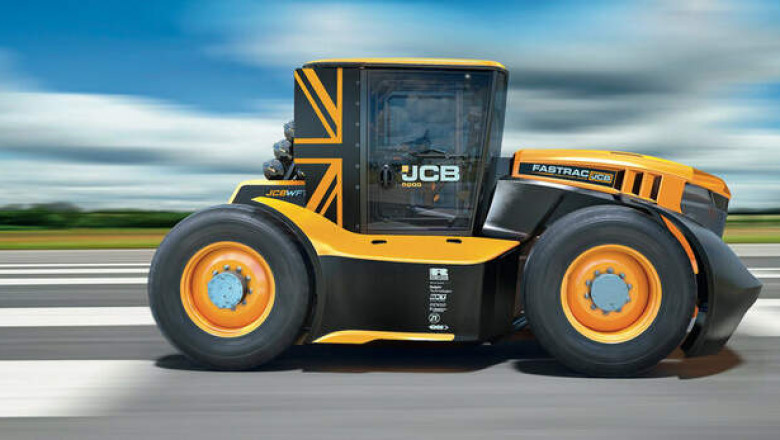 JCB Fastrac Two: трактор, который разгоняется до 247 км/ч