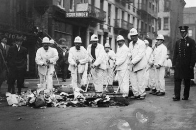 Как в прежние времена боролись в мусором