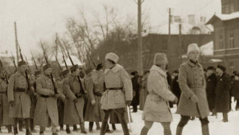 Как финны в декабре 1918 года появились в Таллине и стали воевать с большевиками в Эстонии