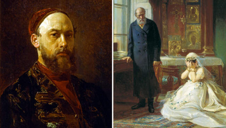 «Перед венцом» Фирса Журавлева: почему плачет невеста на картине и за что художник получил звание академика