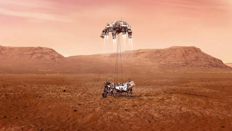 В NASA показали, как будет выглядеть посадка ровера на Марс