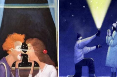 Живопись, которая заставит похихикать: иронические карикатуры питерского художника-самоучки, которые позволяют посмотреть на жизнь под другим углом