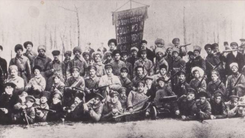Февраль 1918 года: самые первые шаги Красной армии