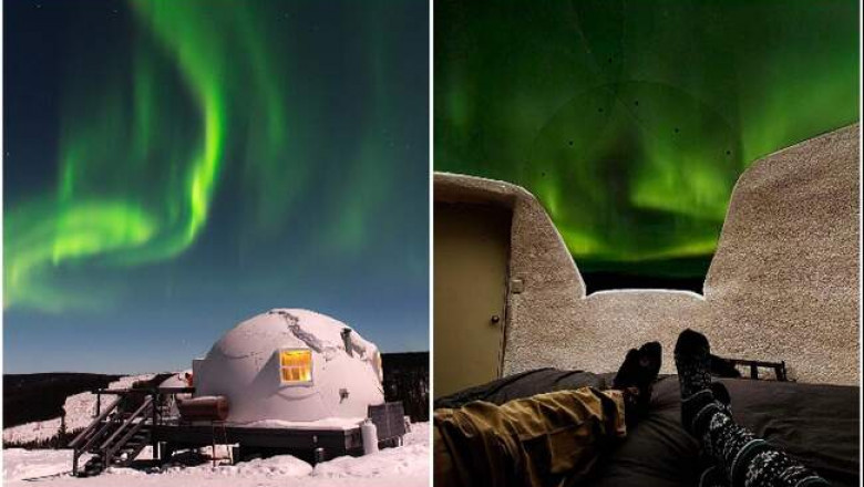 Borealis Basecamp: на Аляске появилось место, где не вставая с постели можно любоваться Северным сиянием