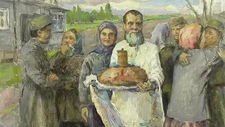 Поцелуи на Руси: зачем русские мужики заставляли своих жен с гостями лобызаться