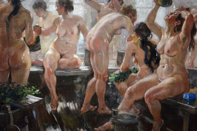 Баня в живописи русских художников