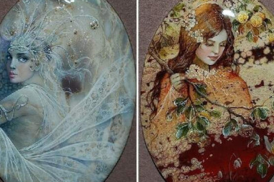 Как художница Светлана Беловодова создает виртуозные миниатюры на украшениях из натуральных камней, которые на Западе называют «русским чудом»