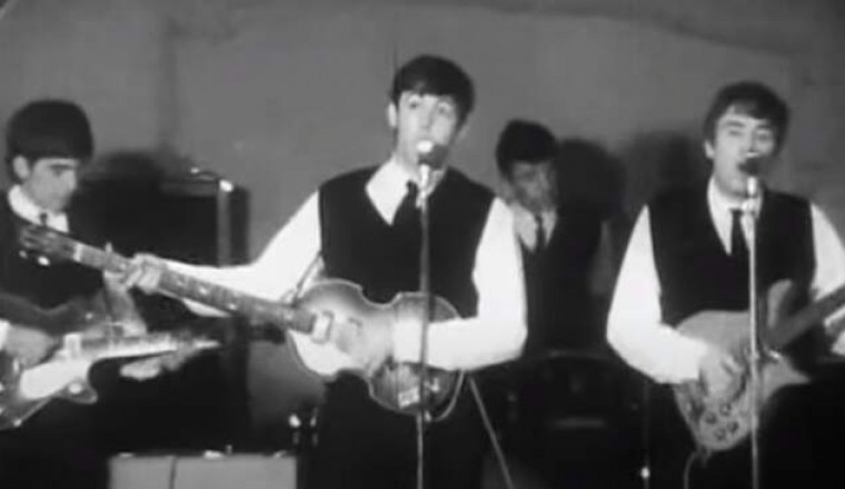 Первая телесъемка рок-группы The Beatles в августе 1962 года