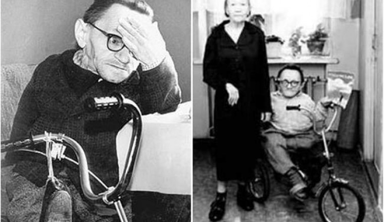 «Жена носила в сумке»: история самого маленького мужчины СССР Кости-гнома, который женился на красавице и катался на собаке