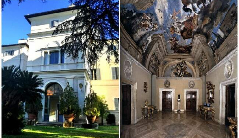 В центре Рима старинная вилла с фреской Караваджо пойдет с молотка