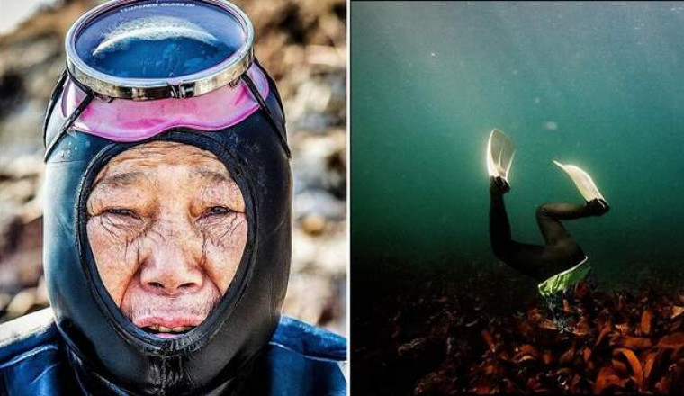 «Женщины моря»: в чем секрет кореянок хэнё, которые после 50 лет ныряют на глубину 30 метров