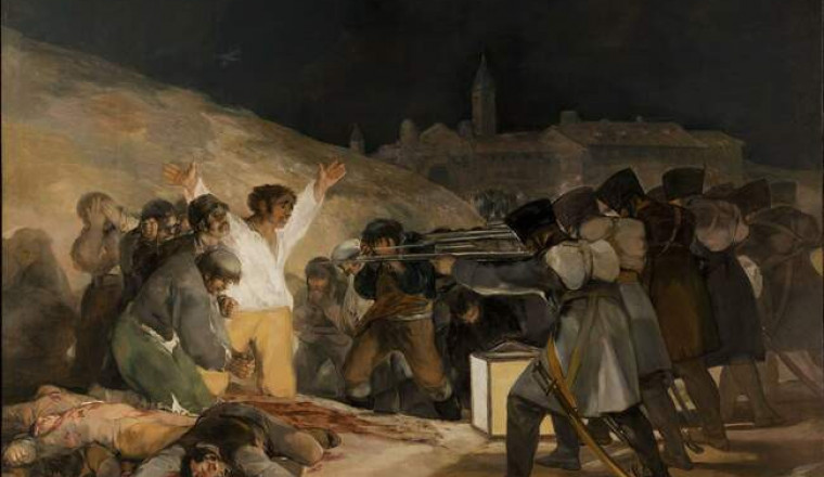 «Расстрел повстанцев в ночь на 3 мая 1808 года» Франсиско Гойи