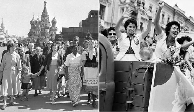 Чем запомнился советский молодежный фестиваль 1957 года , и Сколько родилось в Москве темнокожих детей