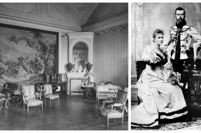 Опочивальни цесаревича Николай II с молодой женой