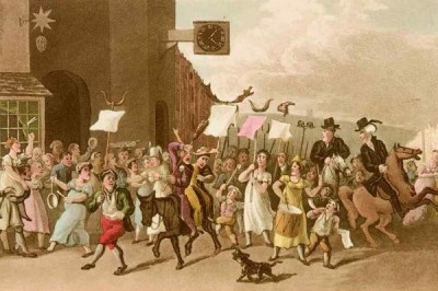 «Обуванье в лапти», шаривари, скиммингтон и другие народные позорящие наказания