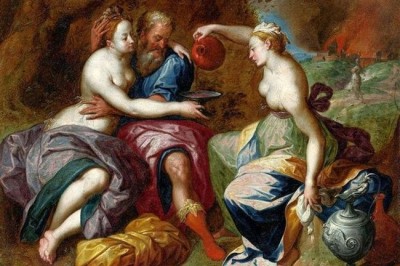 Праведный старец Лот и соблазняющие его дочери: как греховная библейская история стала популярной художественной темой