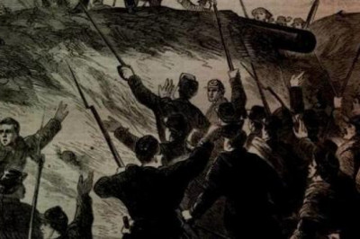 Битва при Форт-Донельсон: южане спускают флаг