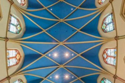 Фотограф Ричард Сильвер делает снимки интерьеров известных храмов мира, похожие на калейдоскоп