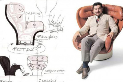Скандальный пророк дизайна Джо Коломбо: как появился пластиковый стул и кресло-трансформер, на которых сидит полмира