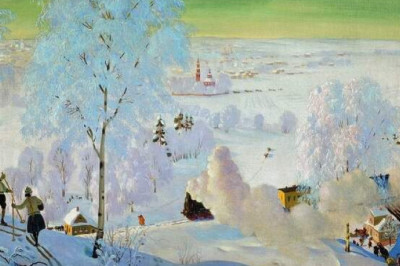 Виртуозы Бориса Кустодиева: как известный живописец написал великолепный зимний пейзаж «на слух»