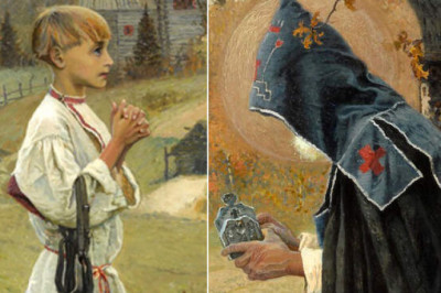 «Видение отроку Варфоломею» Михаила Нестерова: любопытные факты об основателе Троице-Сергиевой лавры на картине, проданной за 4 млн долл