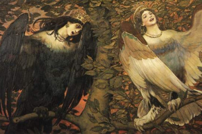 Существа славянской мифологии: крылатые змеи, лесные духи, женщины птицы и проказливая нечисть