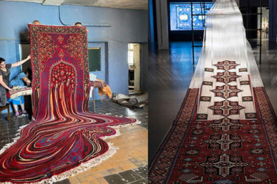 Мастер преображений Фаиг Ахмед: психоделические ковры художника из Азербайджана, в которых воплотилась нетрадиционная эстетика традиционного искусства