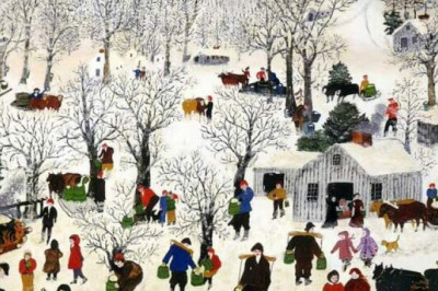 Наивное искусство бабушки Мозес: как простая жена фермера стала звездой в мире искусства