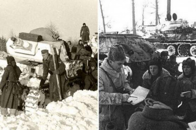 Как согревались зимой советские и немецкие танкисты