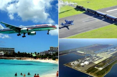 Паровоз на взлетно-посадочной полосе и еще 9 нестандартных аэропортов, посадку на которые сложно позабыть