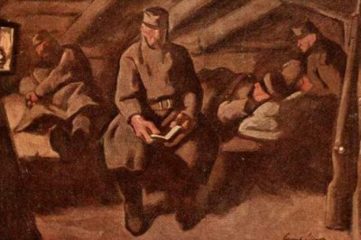 Австро-венгерские поздравительные рождественские открытки периода Первой мировой, или Фронтовые ангелы Эрнста Кутцера