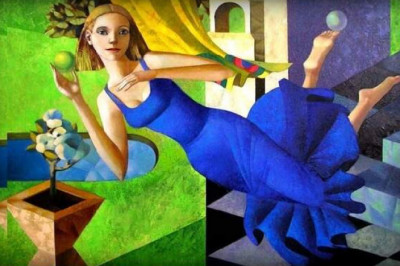 Марта Шматава и ее философские картины,«замешанные» на ар-деко, сюрреализме и символизме